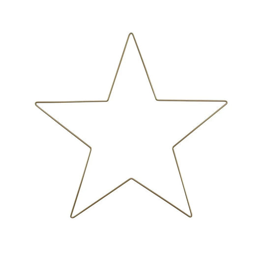 Metal Star Wreath Base 10 Inch