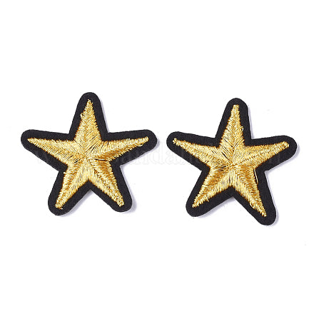 Iron & Sew on Motif - 2 x Stars