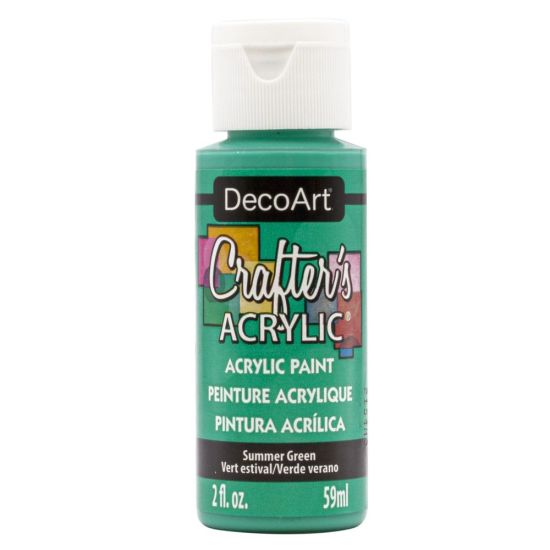 Deco Art Crafter's Acrylic Paint - Summer Green 59ml