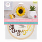 Transparent Embroidery Kit - Sunflower