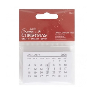 Create Christmas - 2026 Calendar Tabs (10 pk)