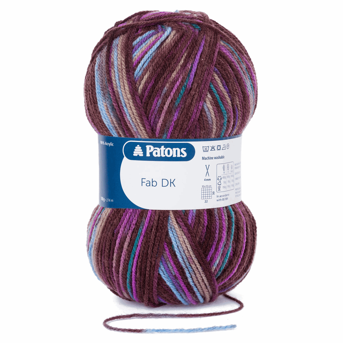 Patons Fab - DK - Violet Print