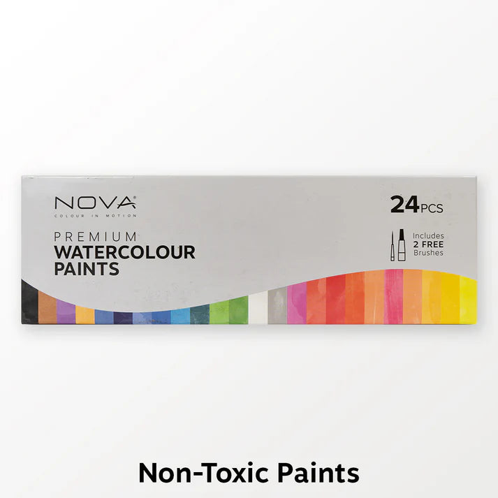 Nova Premium Watercolour Paint 24pcs