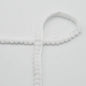 Pom Pom Ribbon - 6mm - White 1m
