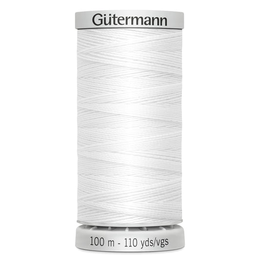 Gutermann Extra Strong Thread 100m White