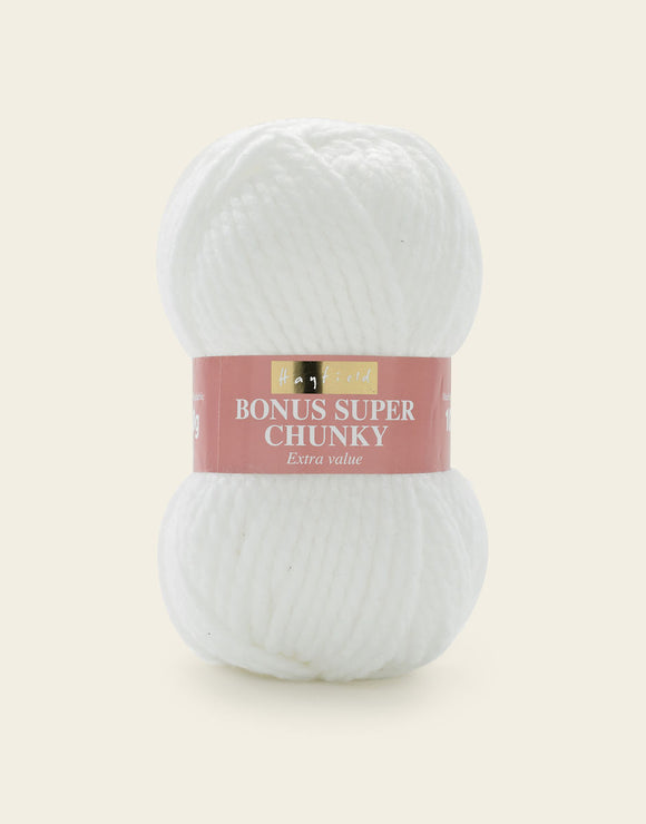 Hayfield Bonus Super Chunky - White