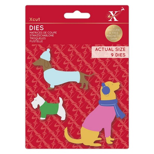 XCut Die - Winter Dogs