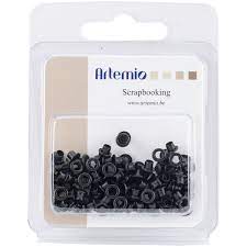 Eyelets Black 5mm x 100