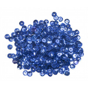 5mm Cup Sequins 7g Royal Blue