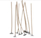 Pre-coated Candle Wicks 20cm (10 pieces) with glue dots