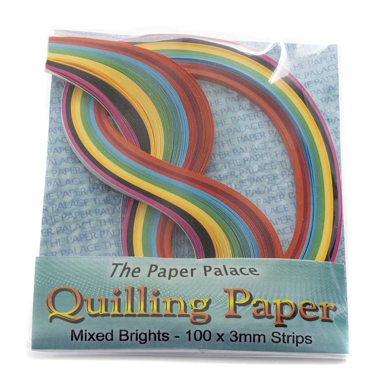 Quilling Paper 3mm Mixed Brights (100)