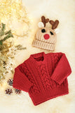 9869 Reindeer Sweater, Hat & Toy