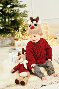 9869 Reindeer Sweater, Hat & Toy