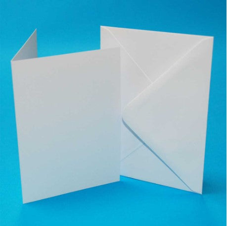 5x7 White cards & Envelopes x 50