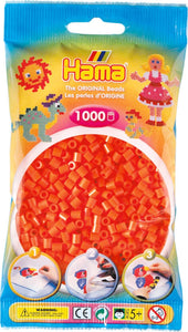 Hama Beads 1000pc Orange