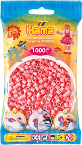 Hama Beads 1000pc Pink