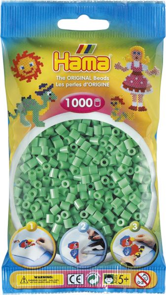 Hama Beads 1000pc Light Green