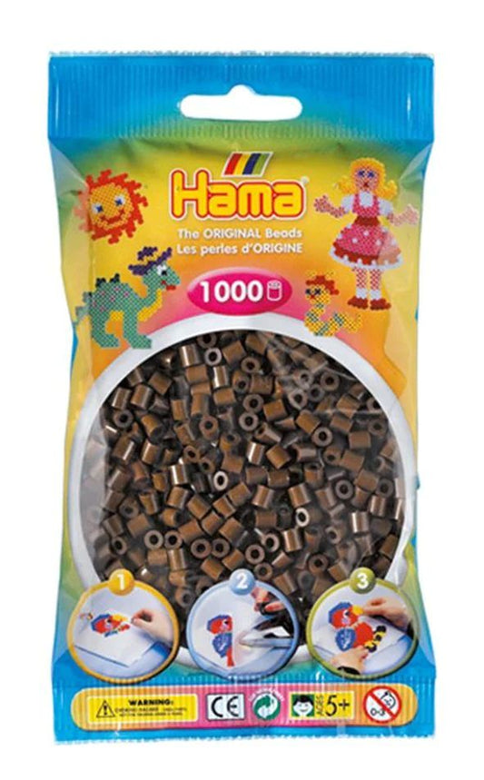 Hama Beads 1000pc Dark Brown