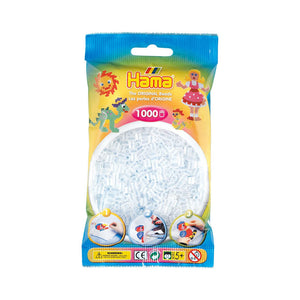 Hama Beads 1000pc Clear