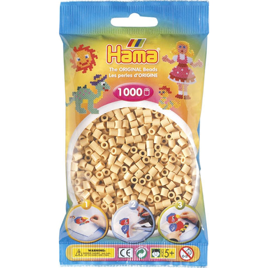 Hama Beads 1000pc Beige