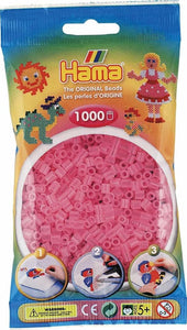 Hama Beads 1000pc Translucent Pink