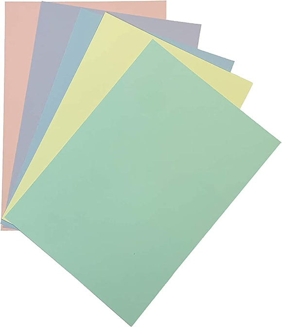 A4 Pastel Coloured 225 GSM Card 10 Sheet Pack