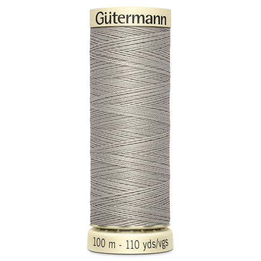 Gutermann Sew All Thread 100m Pastel Grey