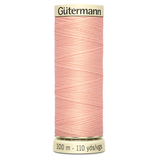 Gutermann Sew All Thread 100m Peach
