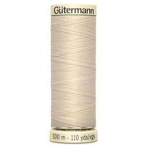 Gutermann Sew All Thread 100m Vellum