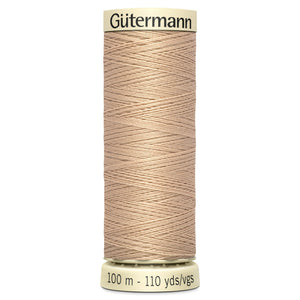 Gutermann Sew All Thread 100m Straw