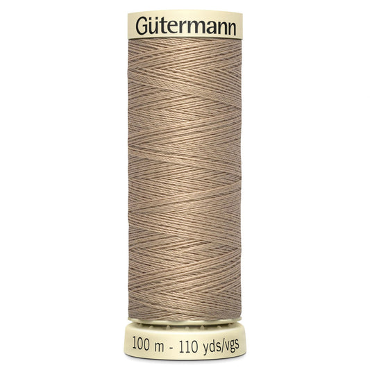 Gutermann Sew All Thread 100m Toasted Almond