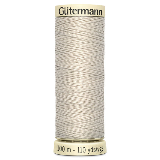 Gutermann Sew All Thread 100m Milk White