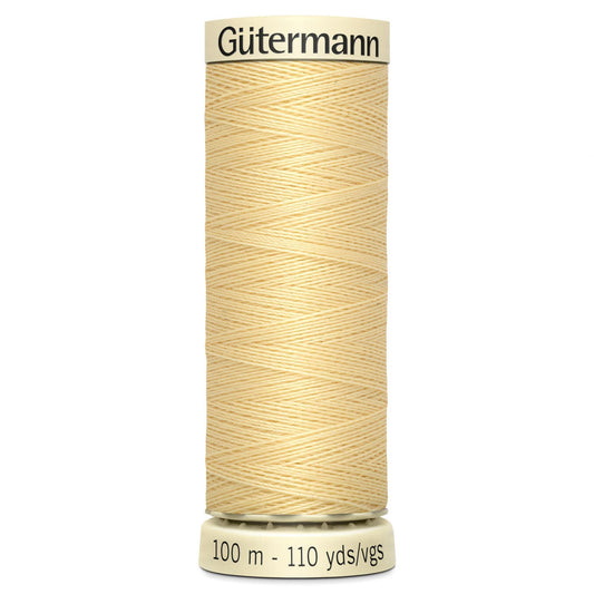 Gutermann Sew All Thread 100m Lightest Yellow