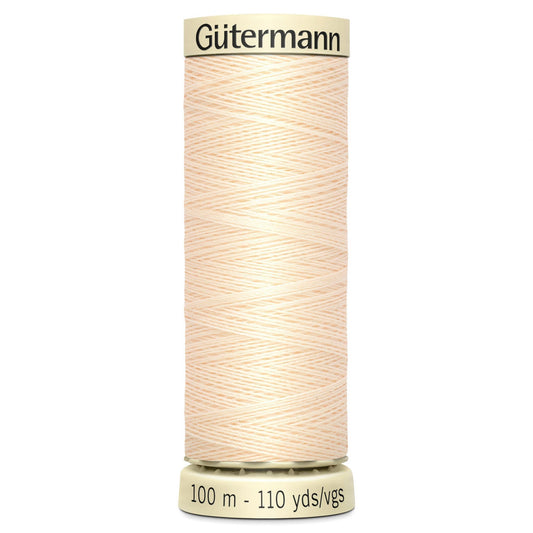 Gutermann Sew All Thread 100m Cream