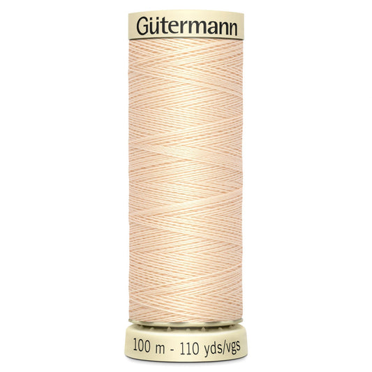 Gutermann Sew All Thread 100m Buttermilk