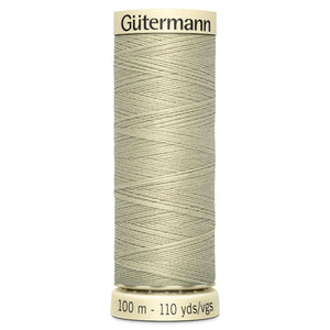 Gutermann Sew All Thread 100m Almond