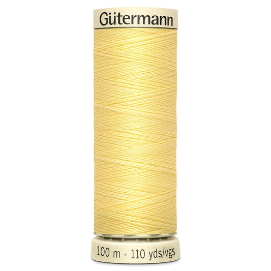 Gutermann Sew All Thread 100m Lemon Sorbet