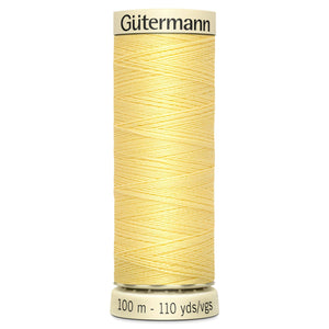 Gutermann Sew All Thread 100m Lemon Sorbet