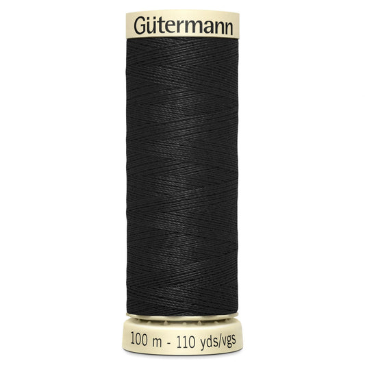 Gutermann Sew All Thread 100m Black 000