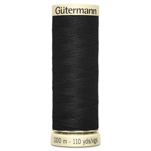 Gutermann Sew All Thread 100m Black 000