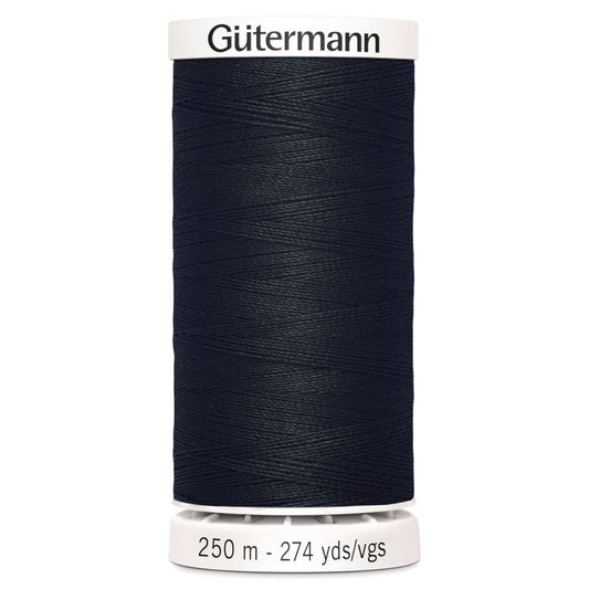 Gutermann Sew All Thread 250m Black 000