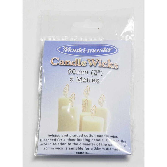 Candle Wick 75mm (3mtrs)