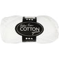Oeko-Tex Cotton Yarn, no. 8/4, L: 170 m, white, 50 g/ 1 ball