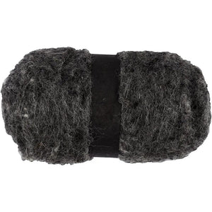 Carded Wool Natural Grey 100 g