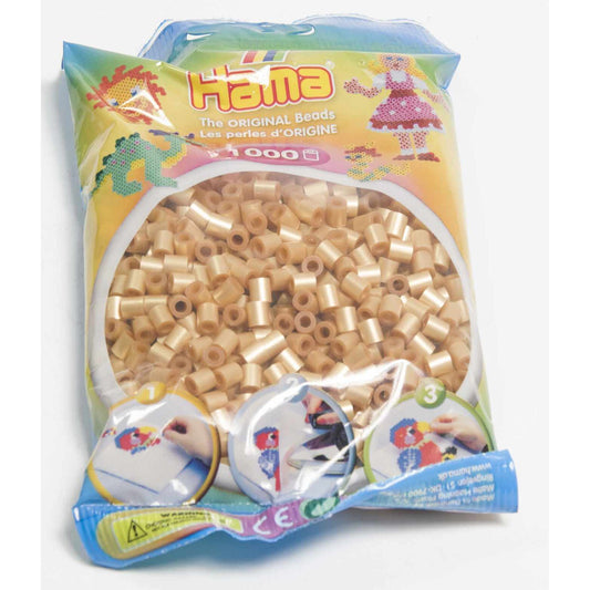 Hama Beads 1000pc Metallic Gold