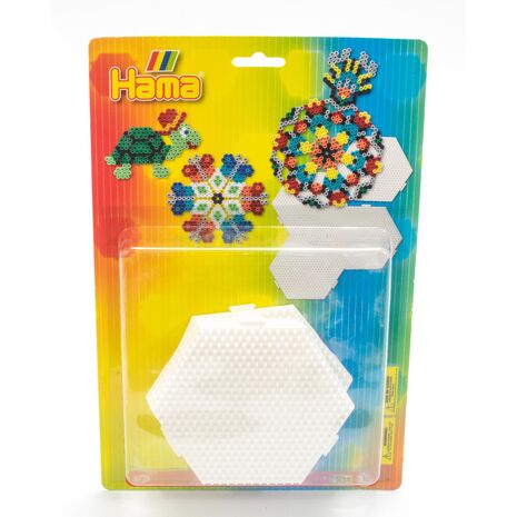 Hama Large Pegboard 4 Pack - Interlocking Hexagon