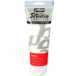 Pebeo Studio Acrylics Auxiliaries White Gesso 250ml