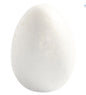 Polystyrene Egg W:5cm H:8cm White