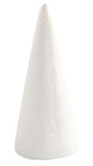 Polystyrene Cone W:6cm H:14.5cm White