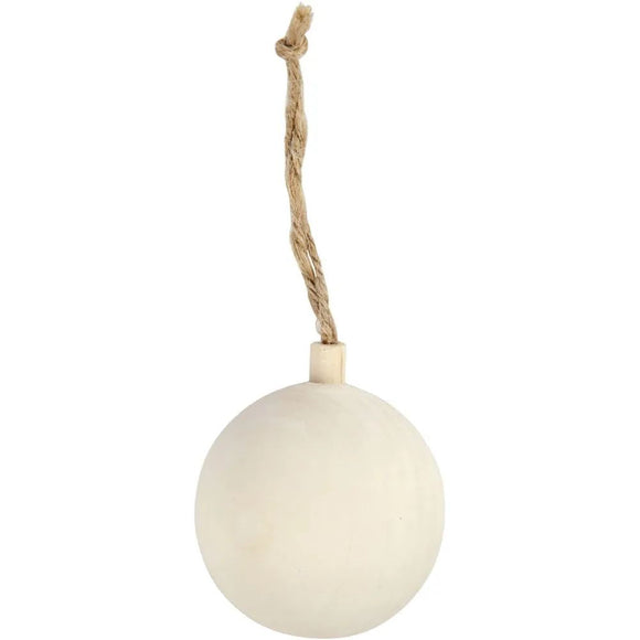 Wooden Ball Bauble